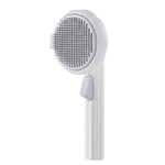 Self-cleaning brush for cats and dogs